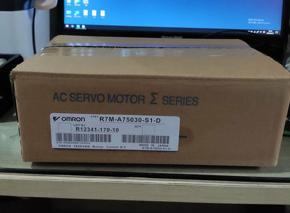 new 1PC  Omron R7M-A75030-S1-D AC Servo Motor R7MA75030S1D ping