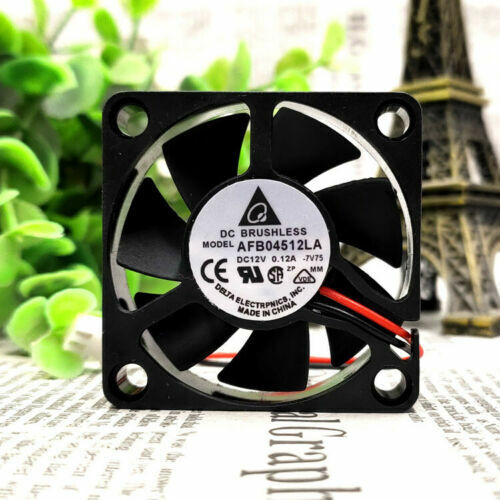 new 1pc 12V 0.15A 4510 4.5CM 2-wire Ball Cooling Fan AFB04512LA - ALDATEC