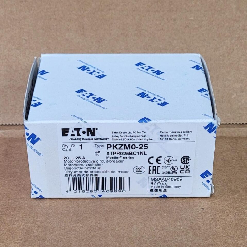 Eaton Moeller Motor Protective Circuit Breaker PKZM0-25 20-25A - EATON