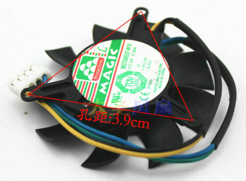 new 1PC 0.35A graphics card cooling fan 4 line MGT5005XF-W10 5V - GPUFORCE