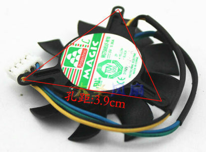new 1PC 0.35A graphics card cooling fan 4 line MGT5005XF-W10 5V - GPUFORCE