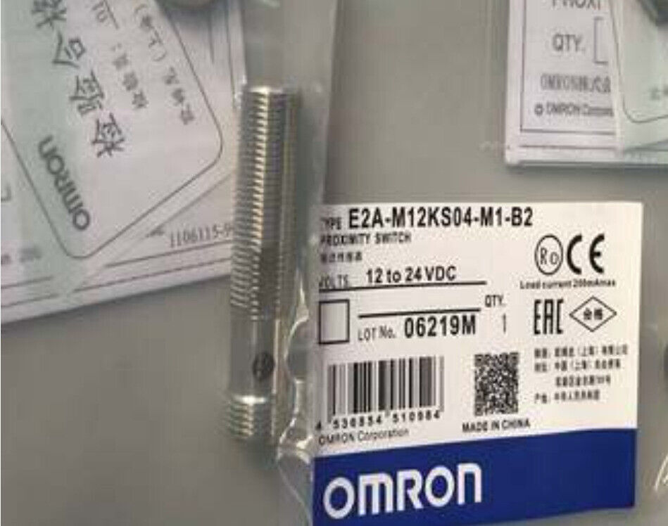 new Omron E2A-M12KS04-M1-B2 Proximity Switch One Ship E2AM12KS04M1B2 - OMRON