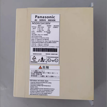 Panasonic MSD023A1XXV Servo Driver - PANASONIC