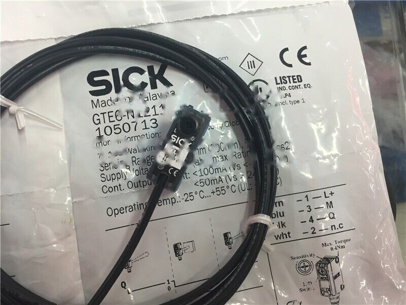 new SICK GTE6-N1211 Photoelectric Sensor One GTE6N1211 - SICK