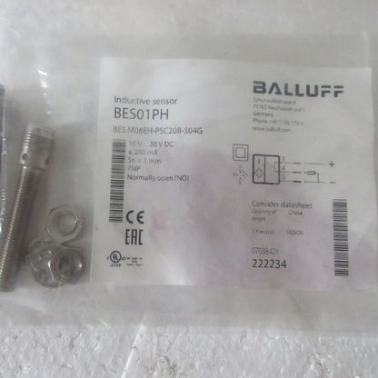 1 PC BALLUFF Proximity Switch Sensor M08EH-PSC20B-S04G - BALLUFF
