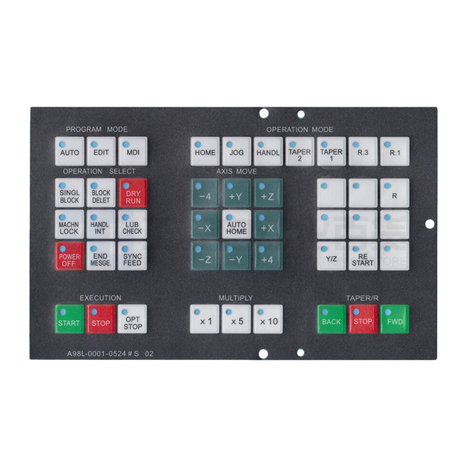 new 1PC Fanuc A98L-0001-0524#S 02 Membrane Keypad One A98L00010524#S02 - FANUC