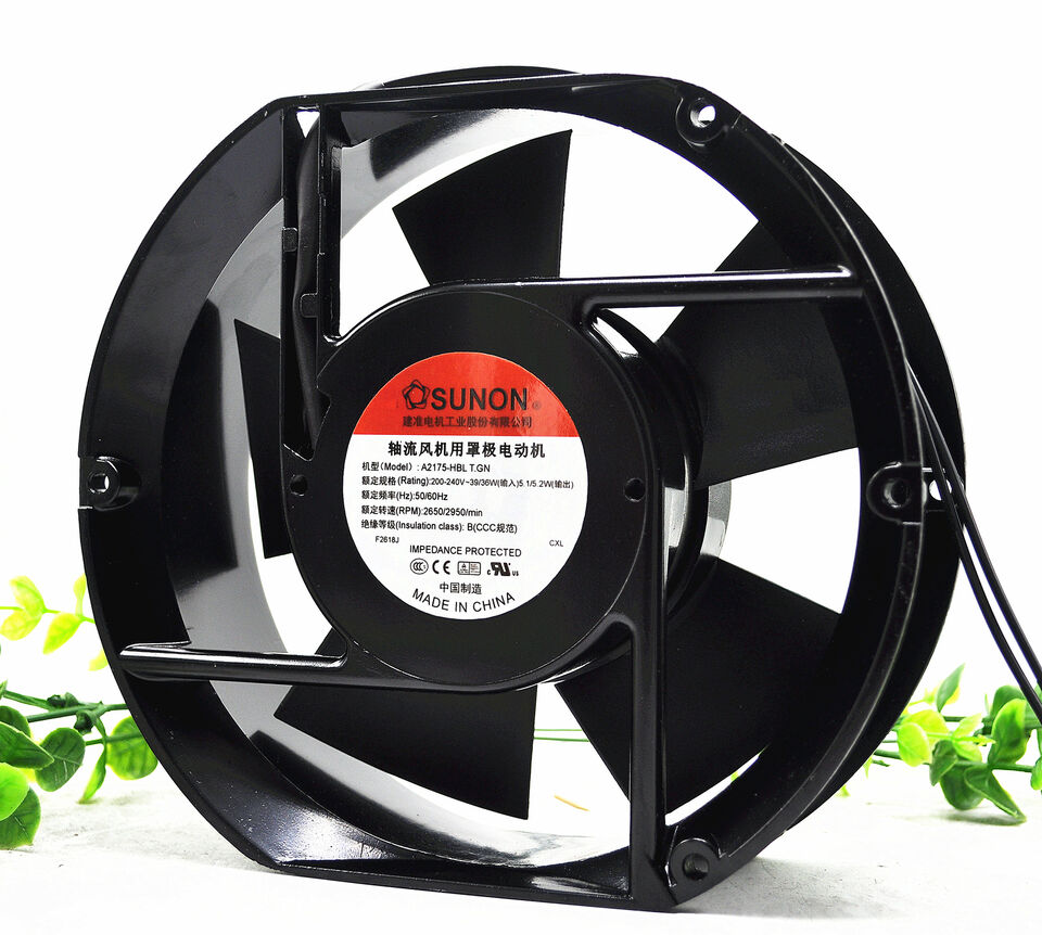 new 1PC 172x150X51mm 17251 Cooling Fan 2PIN A2175-HBL 220-240V - NONE