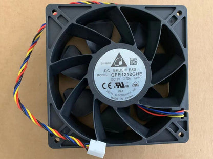 new 1PC 12CM 12V 2.7A cooling fan ant S7/S9 mining PWM 12038 QFR1212GHE - QFR