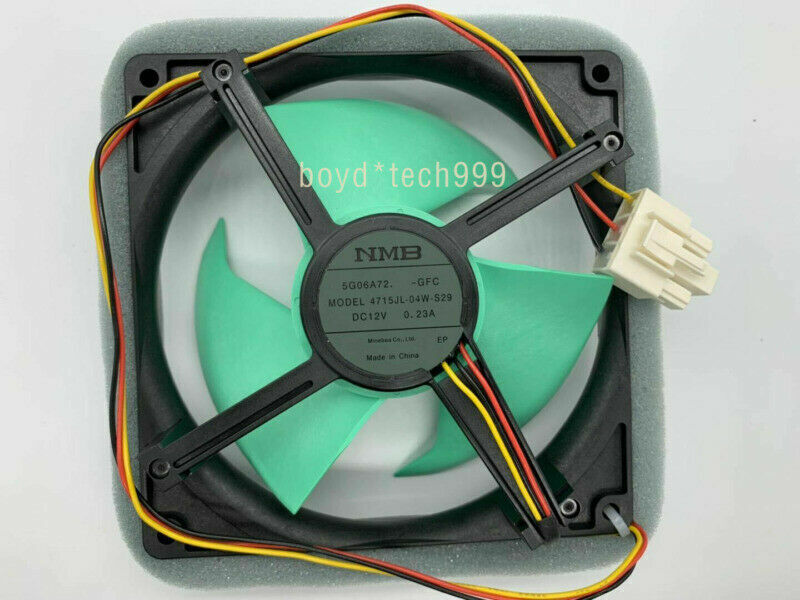 new Qty:1pc Air 3pin Cooling Fan Fan Refrigerator 4715JL-04W-S29 DC12V 0.23A - KOEED