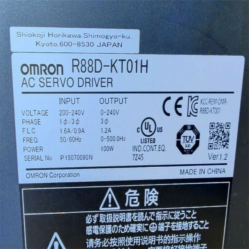 new 1PC Omron R88D-KT01H AC Servo Drive R88DKT01H In Box ping