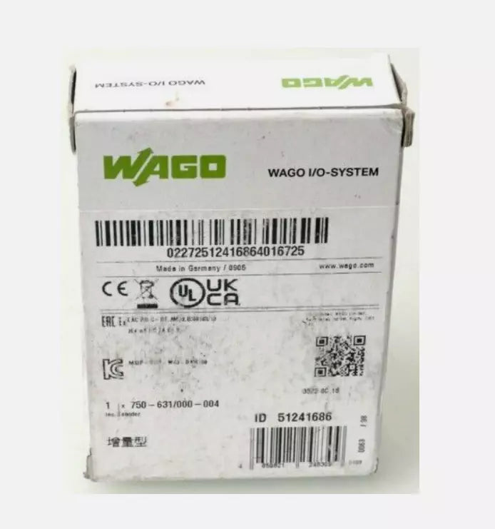 new 1PC WAGO 750-631/000-004 PLC Module 750631/000004 ping - WAGO