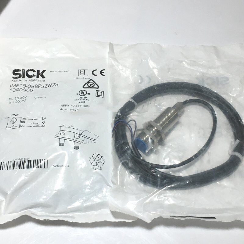 new SICK IME18-08BPSZW2S Proximity Switch One IME1808BPSZW2S - SICK