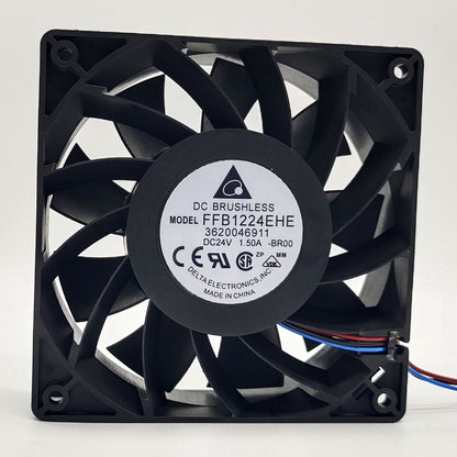 new 1PC Delta FFB1224EHE-BR00 24V 1.5A 12038 12CM Cooling Fan - DELTA