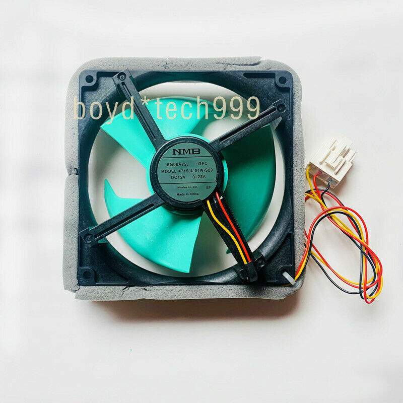 new Qty:1pc Air 3pin Cooling Fan Fan Refrigerator 4715JL-04W-S29 DC12V 0.23A - KOEED