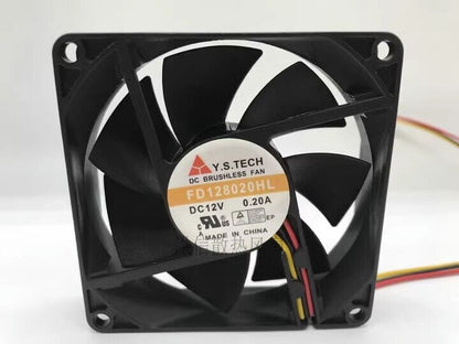 new 1 PCS fan DC12V 0.20A 8020 80*20MM 3wire FD128020HL fan - HONEYWELL