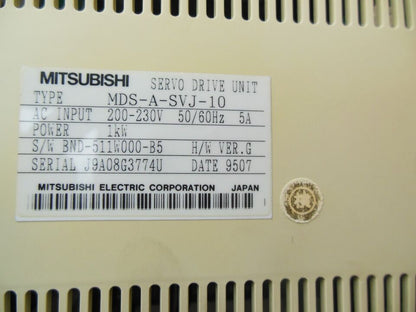 new 1PC Mitsubishi MDS-A-SVJ-10 Servo Drive In Box ping MDSASVJ10 - MITSUBISHI