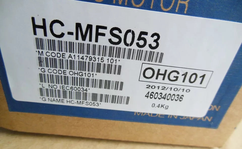 Mitsubishi HC-MFS053 Servo Motor HCMFS053 Ping - MITSUBISHI