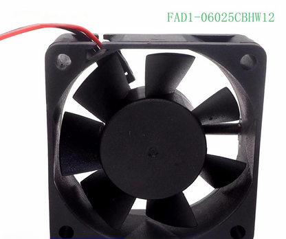 new 1Pcs FAD1-06025CBHW12 DC12V 0.23A BRUSHLESS Axial Fan - KOEED