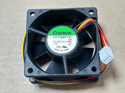new 1PC 12V 1.8W 60x60x25mm 3 Pin Fan KD1206PTS1 DC - KOEED