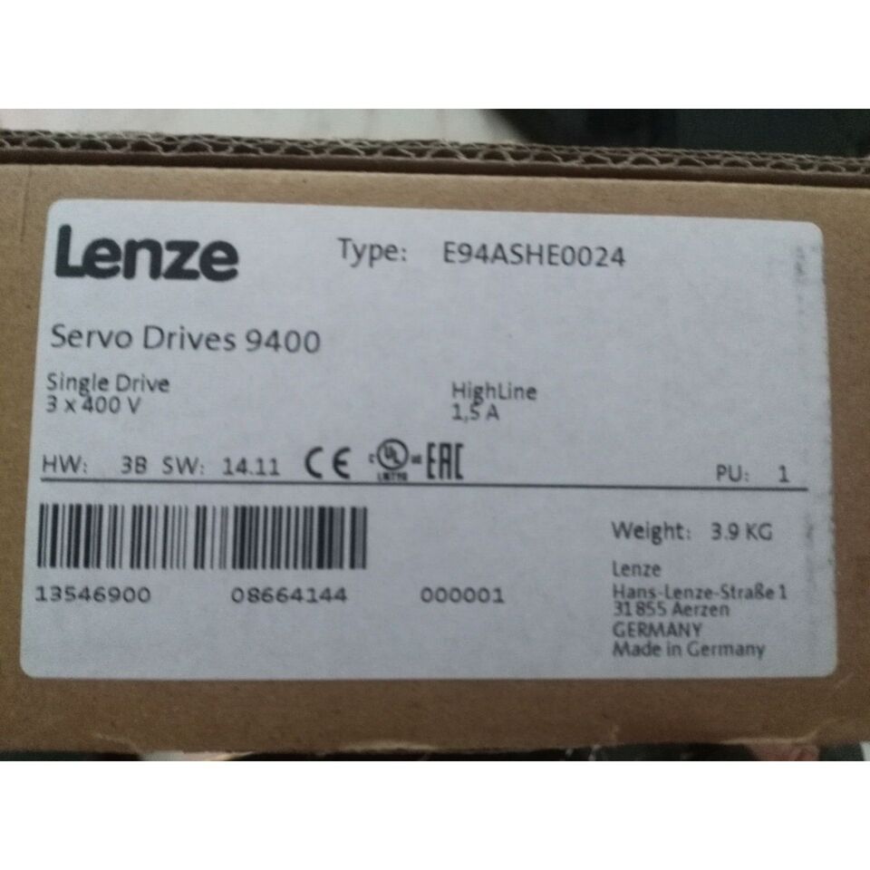 new 1PC LENZE E94ASHE0024 Server Controller E94ASHE0024 ping - LENZE