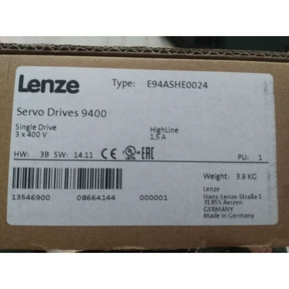 new 1PC LENZE E94ASHE0024 Server Controller E94ASHE0024 ping - LENZE