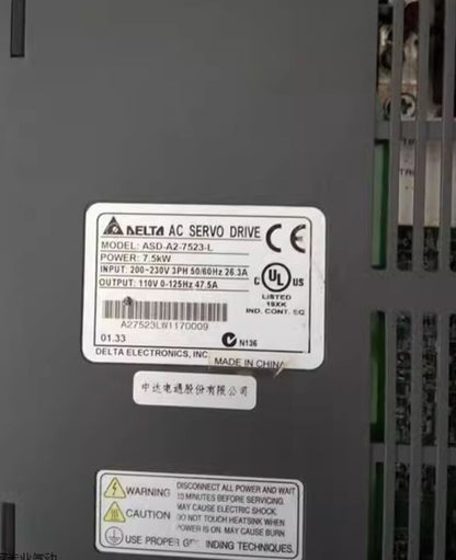 new 1PC Delta ASD-A2-7523-L Servo Driver ASDA27523L - DELTA