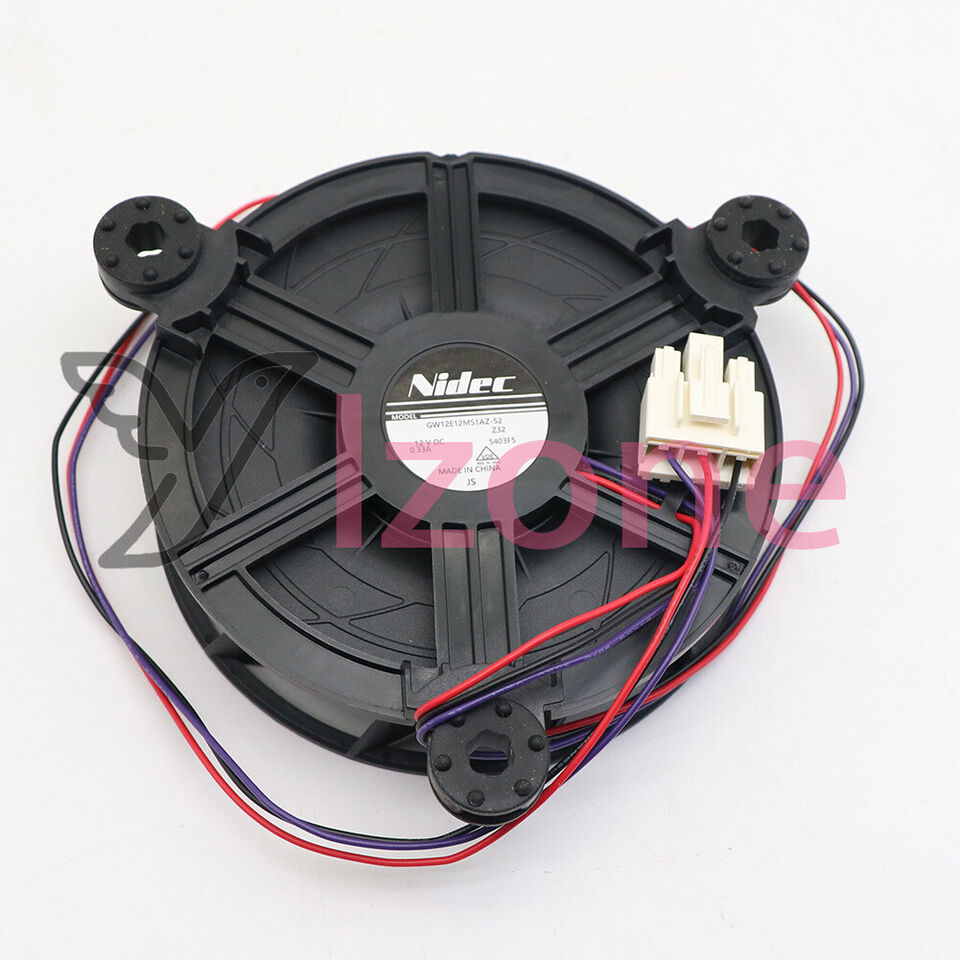 new 1pcs For GW12E12MS1AZ-52Z32 DC 12V 0.33A 3-wire Fan Fit Refrigera - VENDOR