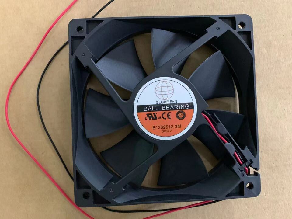 new 1X 12V DC 124CFM Ball Brg 2 Pin PC Computer Cooling 120mm 25mm Case Fan - TPC COOLING