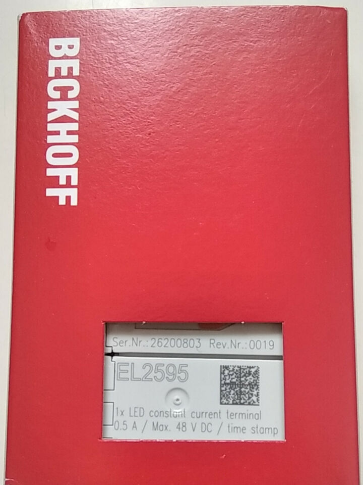 new 1PC BECKHOFF EL2595 PLC In Box ping EL 2595 - BECKHOFF