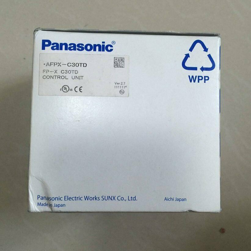 New Panasonic AFPX-C30TD Control Unit - High-Precision Industrial PLC System - PANASONIC