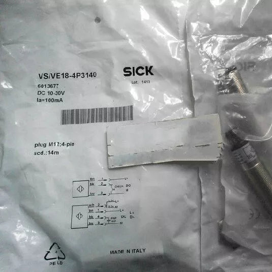 new SICK VS/VE18-4P3140 Photoelectric Sensor One VS/VE184P3140 - SICK