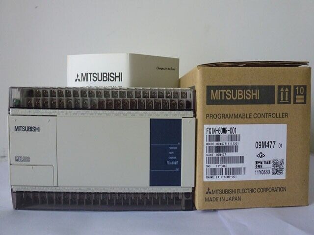 new Mitsubishi FX1N-60MR-001 Programmable Logic Controller One FX1N60MR001 - MITSUBISHI