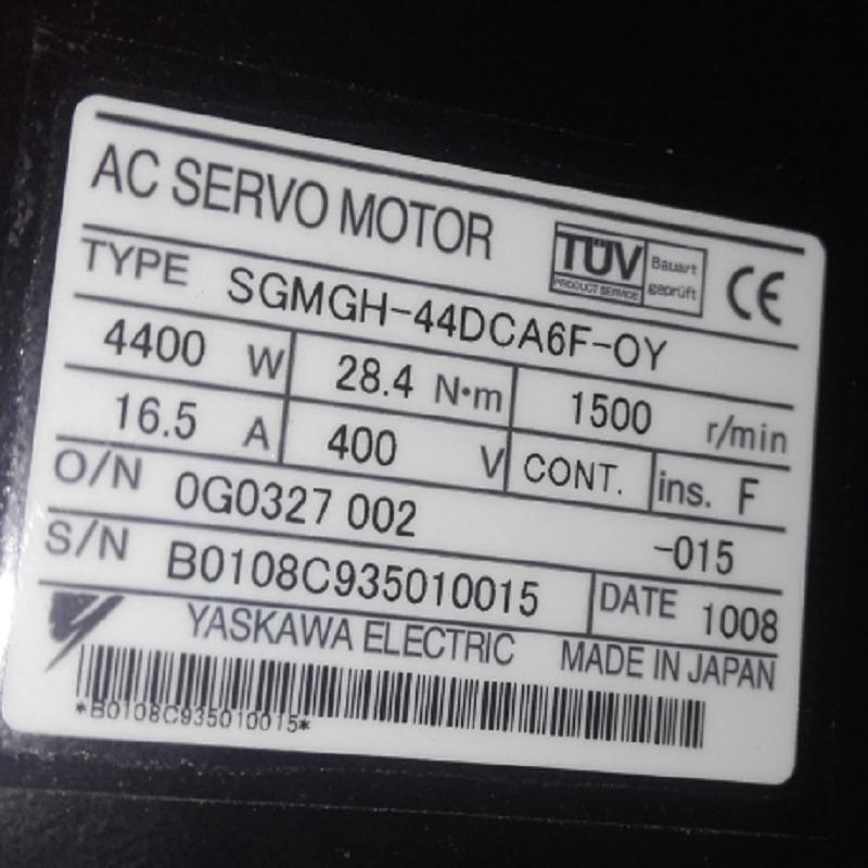 new 1PC Yaskawa SGMGH-44DCA6F-OY Servo Motor ping SGMGH44DCA6FOY - YASKAWA