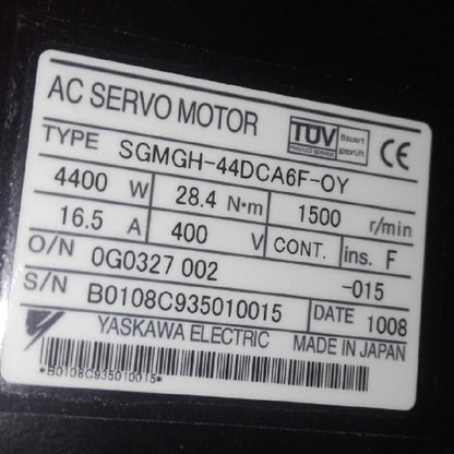 new 1PC Yaskawa SGMGH-44DCA6F-OY Servo Motor ping SGMGH44DCA6FOY - YASKAWA