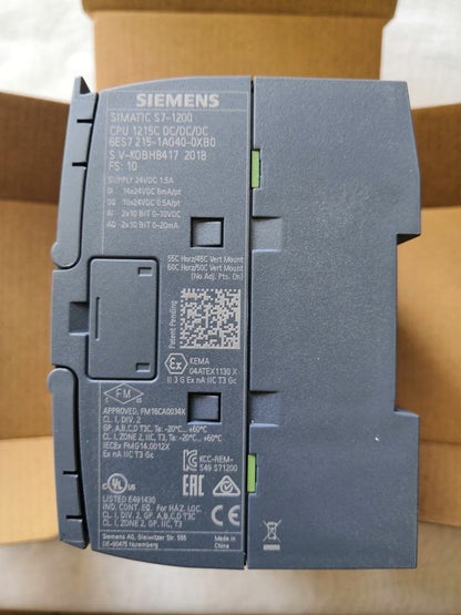 new 1PC  Siemens 6ES7 215-1AG40-0XB0 6ES7215-1AG40-0XB0 Module ping