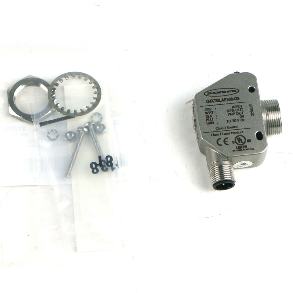 new BANNER Q4XTBLAF300-Q8 Photoelectric Sensor - US Stock - BANNER
