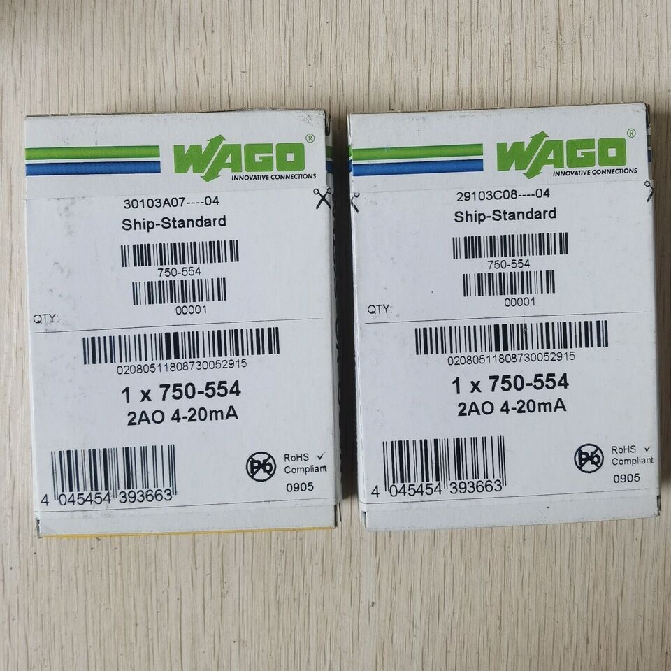 new 1PC WAGO 750-554 PLC Module 750554 In Box ping - WAGO