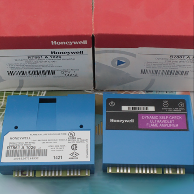 new 1PC Honeywell R7861A1026 Ultraviolet Flame Amplifier with Self-Check In Box