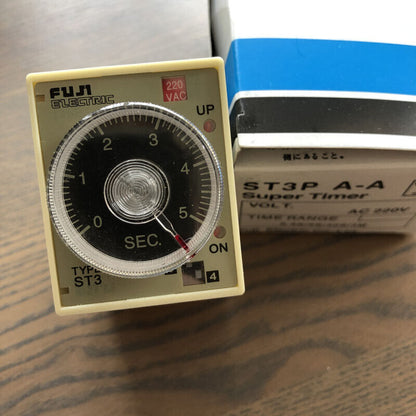 new 1PC Fuji ST3PA-A AC220V Time Relay ST3PAA - FUJI