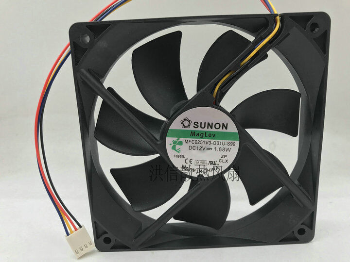 new Sunon MFC0251V3-Q01U-S99 12V 1.68W 12CM quiet cooling fan - SUNON