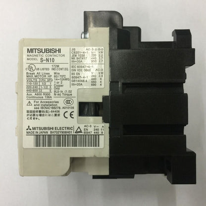new Mitsubishi S-N10 AC220V Contactor 1PC SN10 - MITSUBISHI