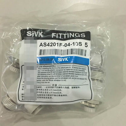 new 5PCS SMC AS4201F-04-10S Throttle Valve AS4201F0410S - SMC