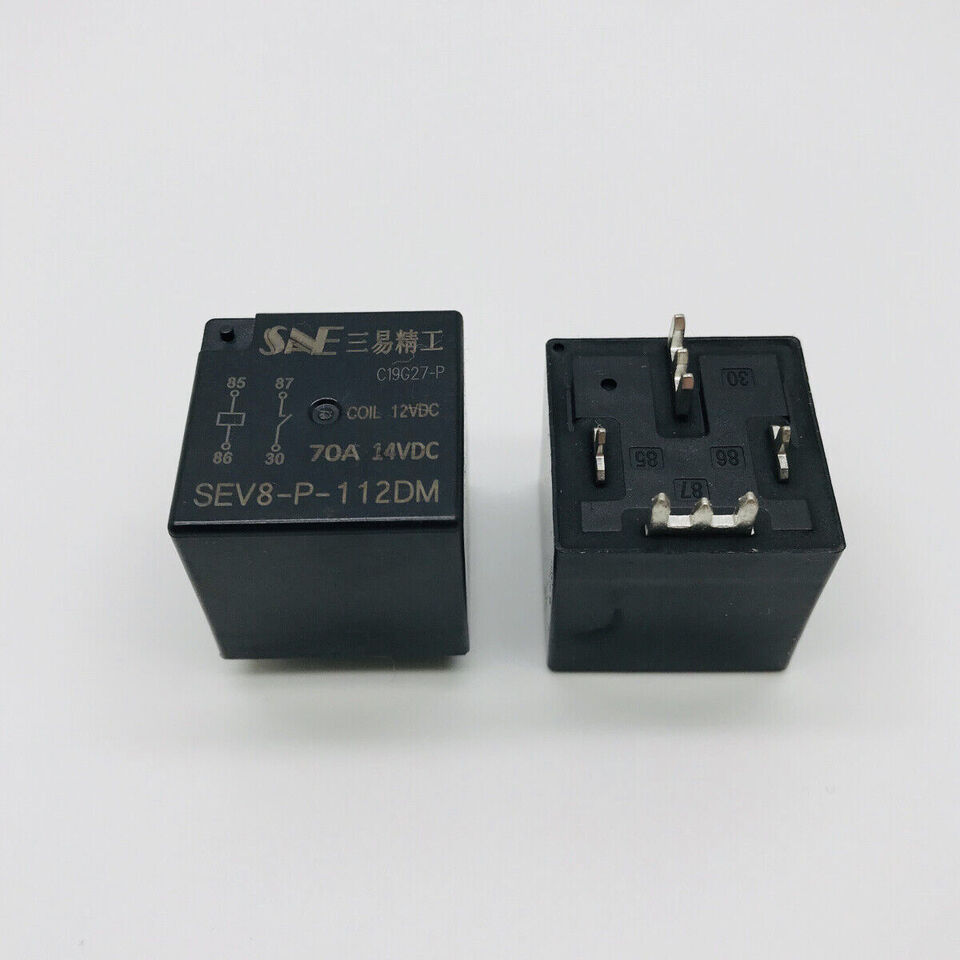 new 2Pcs    SEV8-P-112DM 4-pin solder pin 70A14 Automotive Relay