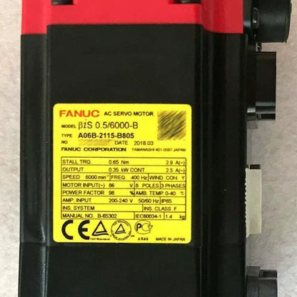new 1PC Fanuc A06B-2115-B805 Servo Motor One A06B2115B805 - FANUC