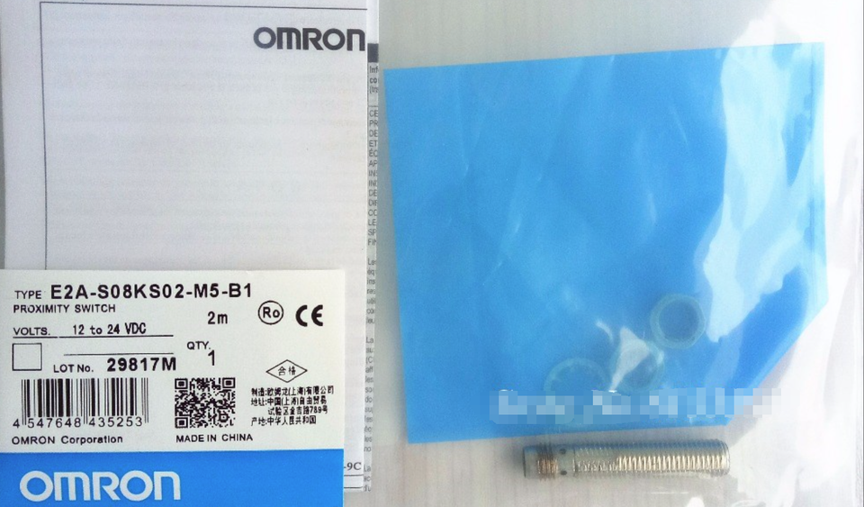 new Omron E2A-S08KS02-M5-B1 Proximity Switch One E2AS08KS02M5B1 - OMRON