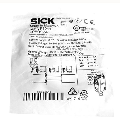 1PC Sick GL6-P1211 GL6P1211 Photoelectric Sensor - KOEED