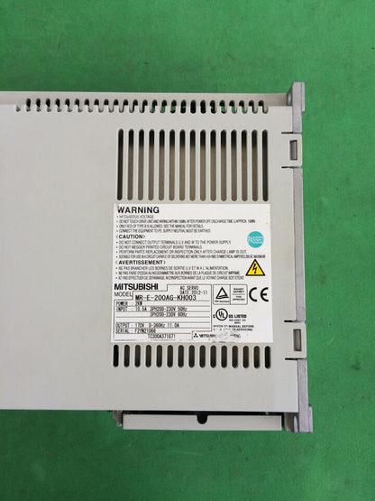 new One Mitsubishi MR-E-200AG-KH003 Servo Drive ping - MITSUBISHI