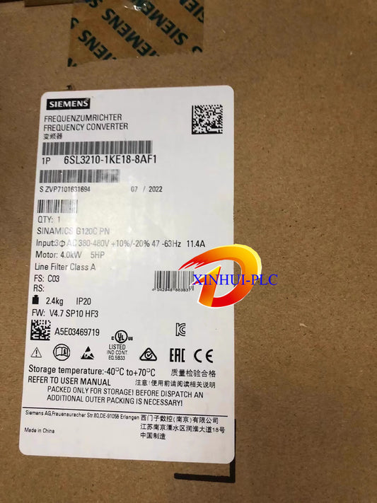 new Unopened 6SL3210-1KE18-8AF1 PLC 6SL3 210-1KE18-8AF1 Inverter Fast Delivery - ABB