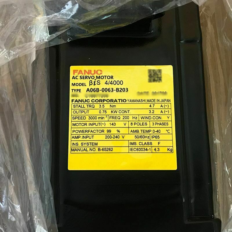 new 1PC Fanuc A06B-0063-B203 Servo Motor A06B0063B203 ping - FANUC