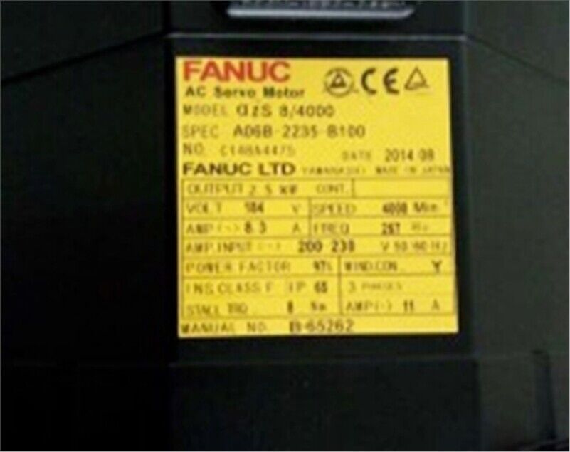 Used Fanuc Servo Motor A06B-2235-B100 – Tested - FANUC